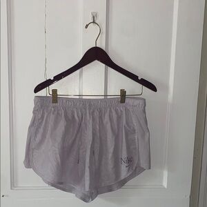 Nike Women's Athletic Shorts - Light Gray